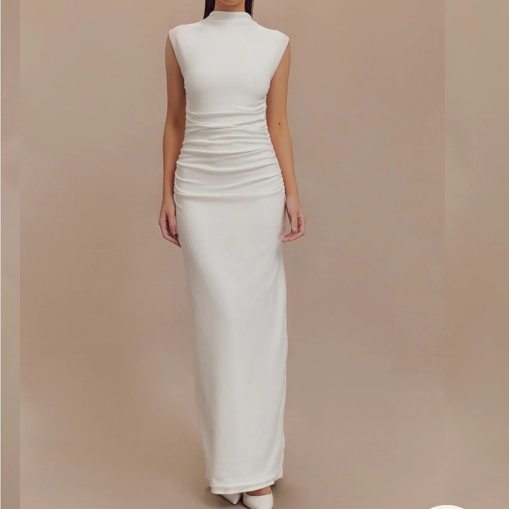 Meshki Elliot White Dress